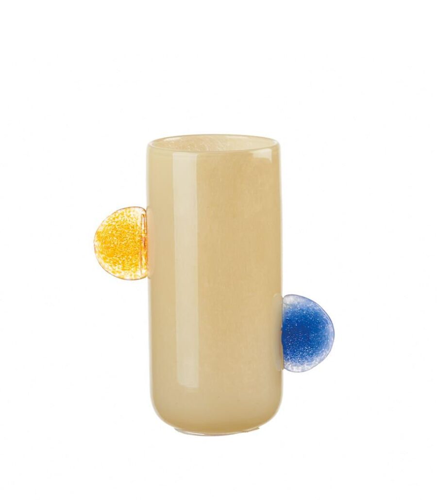 vaso_vetro_giallo_manici_medaglia_angolobellaria.it